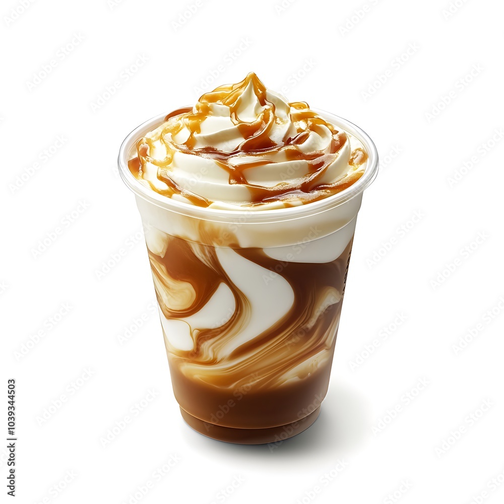 Caramel Swirl Iced Coffee with Whipped Cream Caramel Swirl Iced Coffee with Whipped Cream