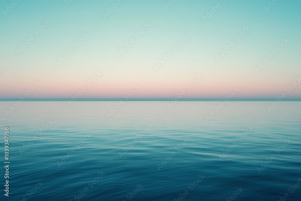 Obraz premium gradient sunset in the sea, vector background wallpaper , horizon 