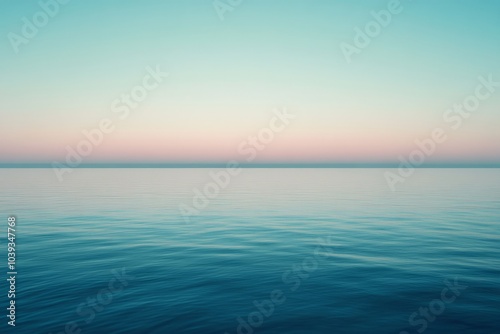 gradient sunset in the sea, vector background wallpaper , horizon 