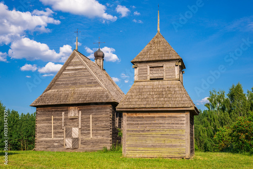 An old wooden church