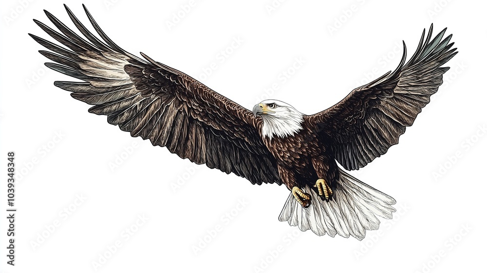 Obraz premium Aquila americana.