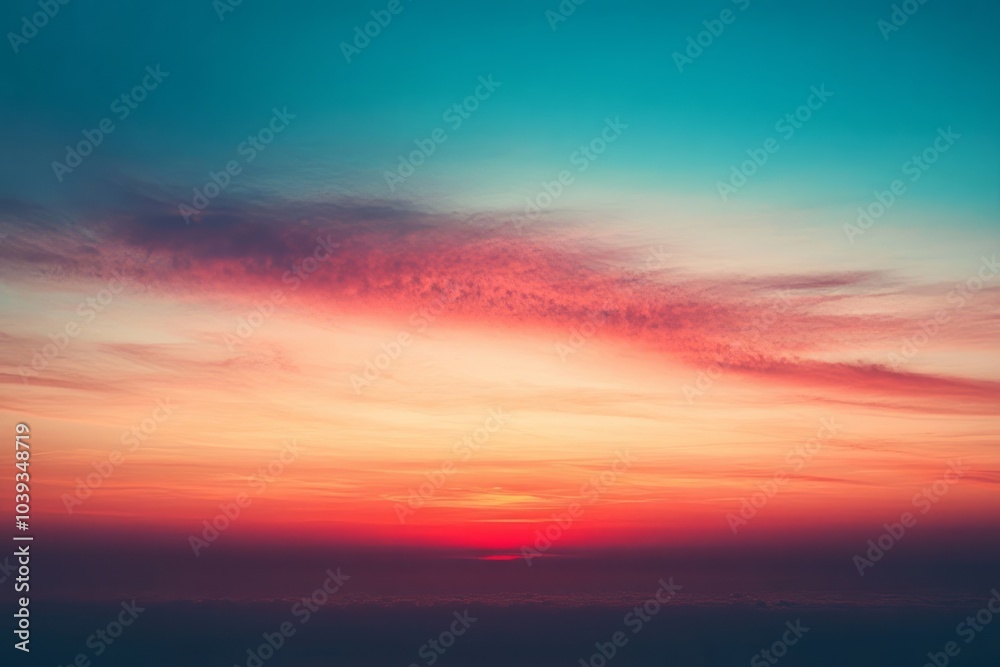 Fototapeta premium sunset over the sea