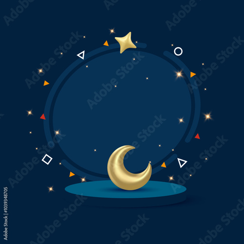 Night background vector for night design theme