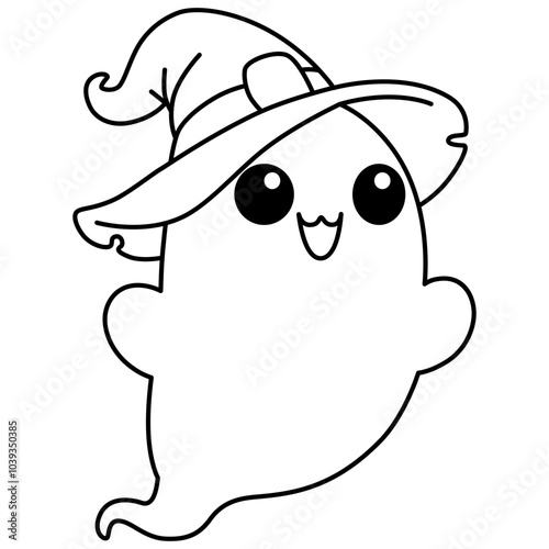 Cartoon Cute Cat Ghost