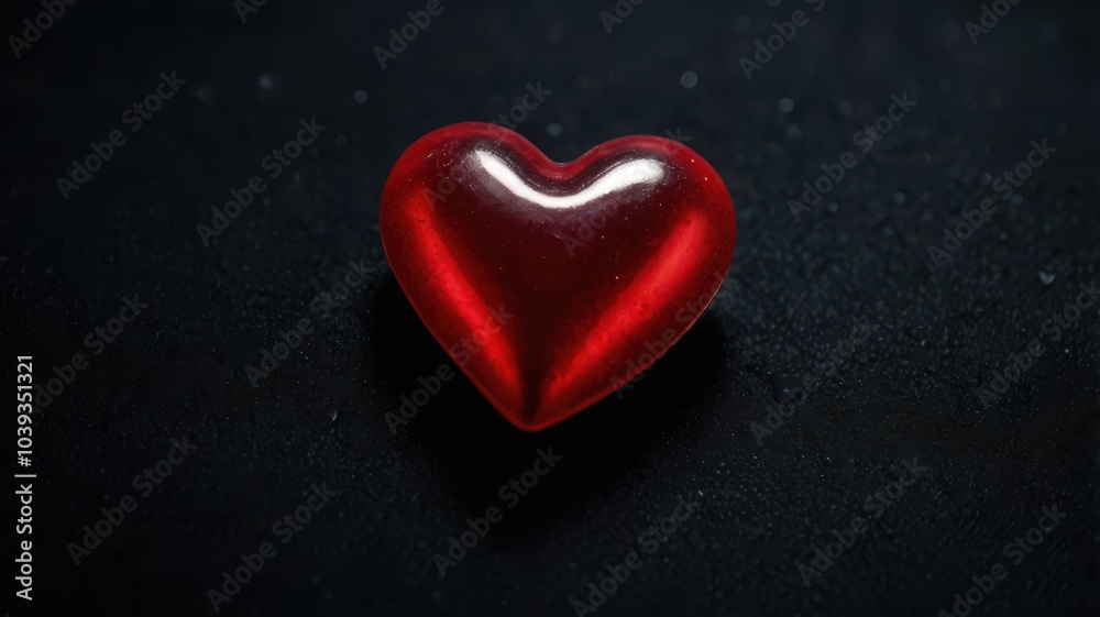 Love, Heart, Stone, Ruby, Red, Background, Black, Shiny Love, Heart, Stone, Ruby, Red, Background, Black, Shiny