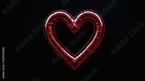 Love, Heart, Stone, Ruby, Red, Background, Black, Shiny