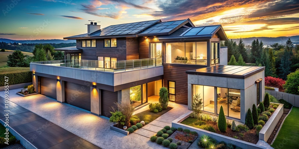 Modern Smart Home Architecture - Minimalist Exterior Design Modern Smart Home Architecture - Minimalist Exterior Design