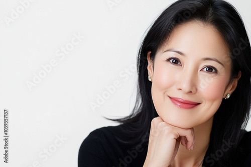 Portrait of a smiling mature Asian woman