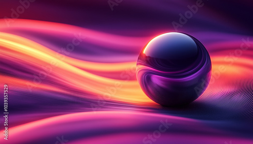 abstract wallpaper background screen, for business, for bank, for finance, for interior, for painting, for wall pictures, for photo frames, for office, for rooms. Abstract ball, black purple luminous