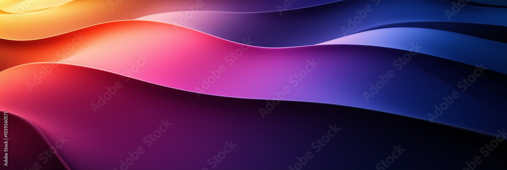 Fototapeta premium abstract wallpaper background screen, for business, for bank, for finance, for wall pictures, for photo frames, for office, for rooms. Abstract wave figure, graphic objects, purple pink luminous