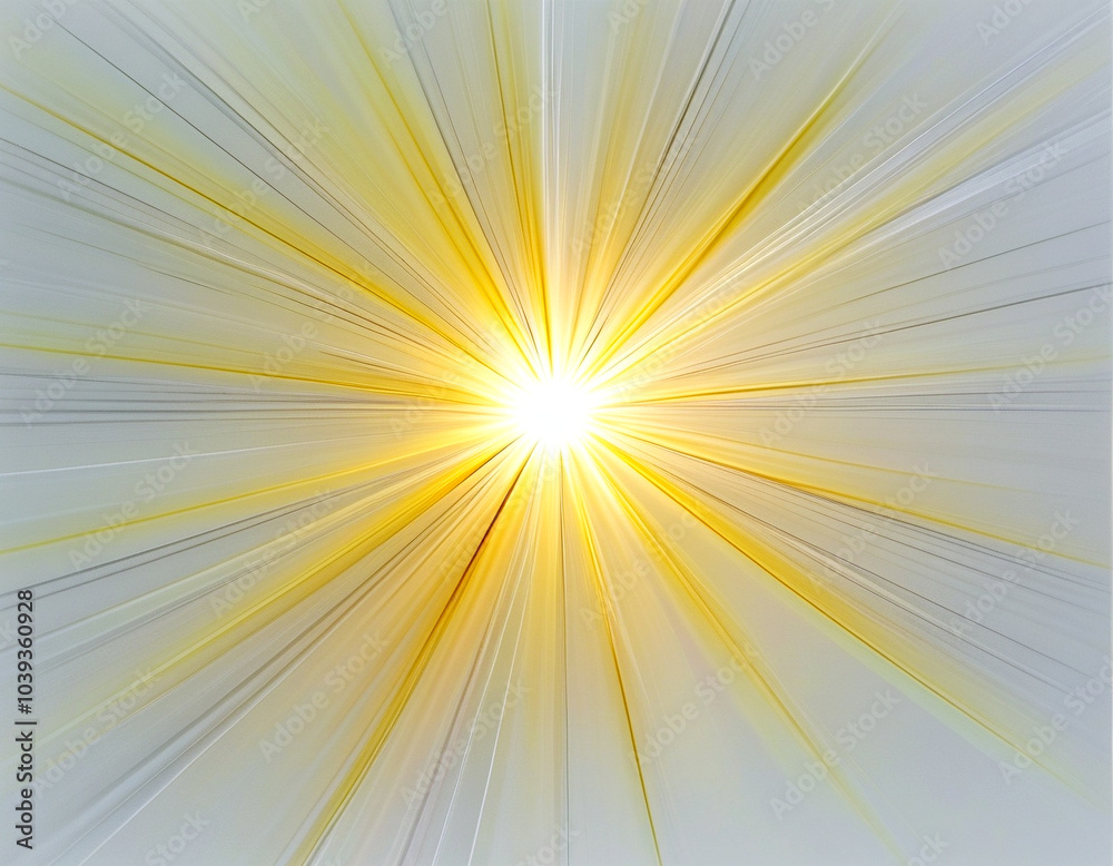 Obraz premium A burst of radiant light illuminating a serene background in a tranquil setting