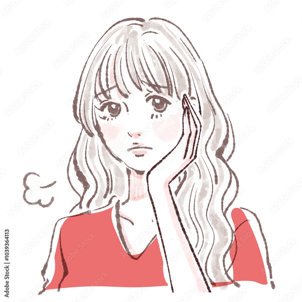 女性・女の子のイラスト素材 女性・女の子のイラスト素材