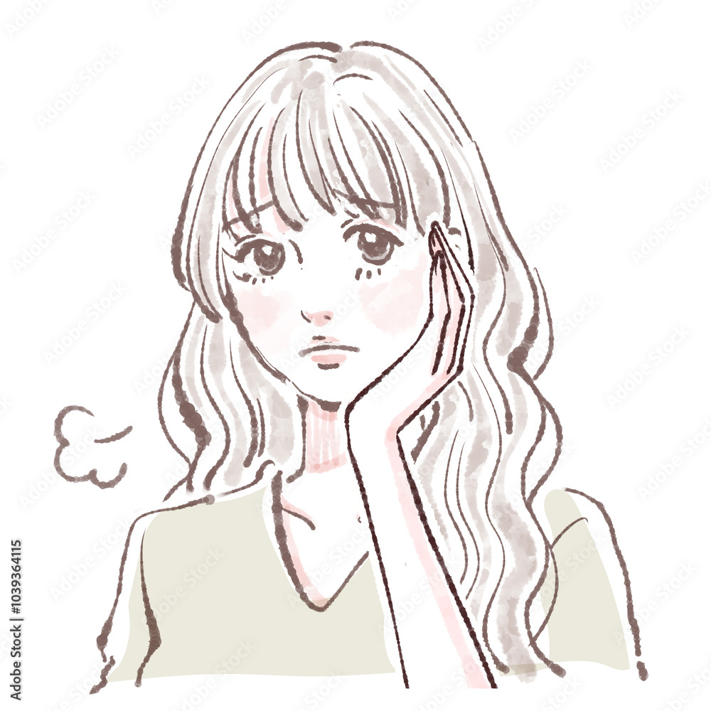 女性・女の子のイラスト素材 女性・女の子のイラスト素材