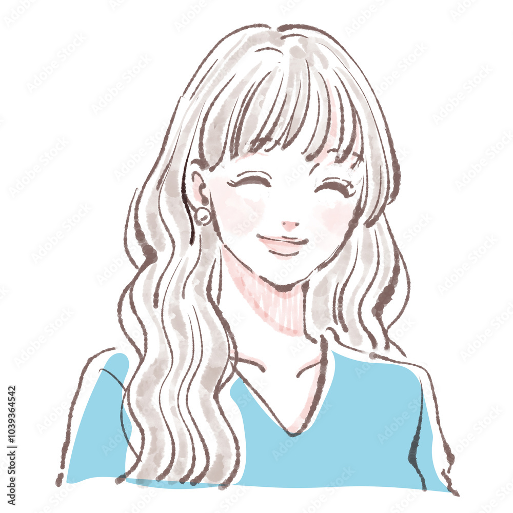 女性・女の子のイラスト素材 女性・女の子のイラスト素材