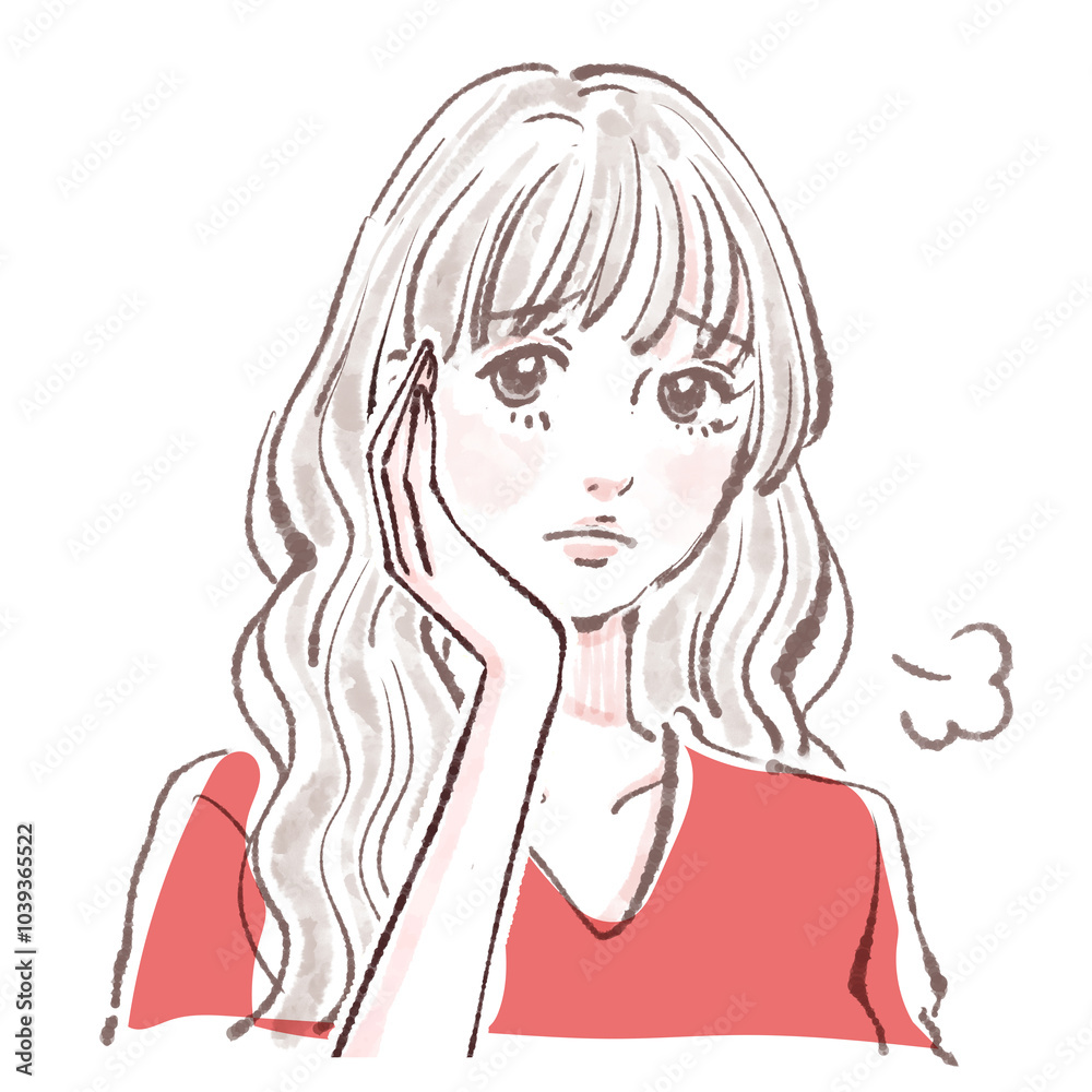 女性・女の子のイラスト素材 女性・女の子のイラスト素材
