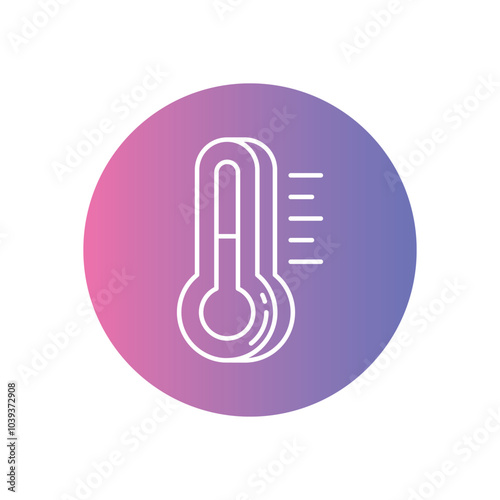 Cold Temperature vector icon stock illustration