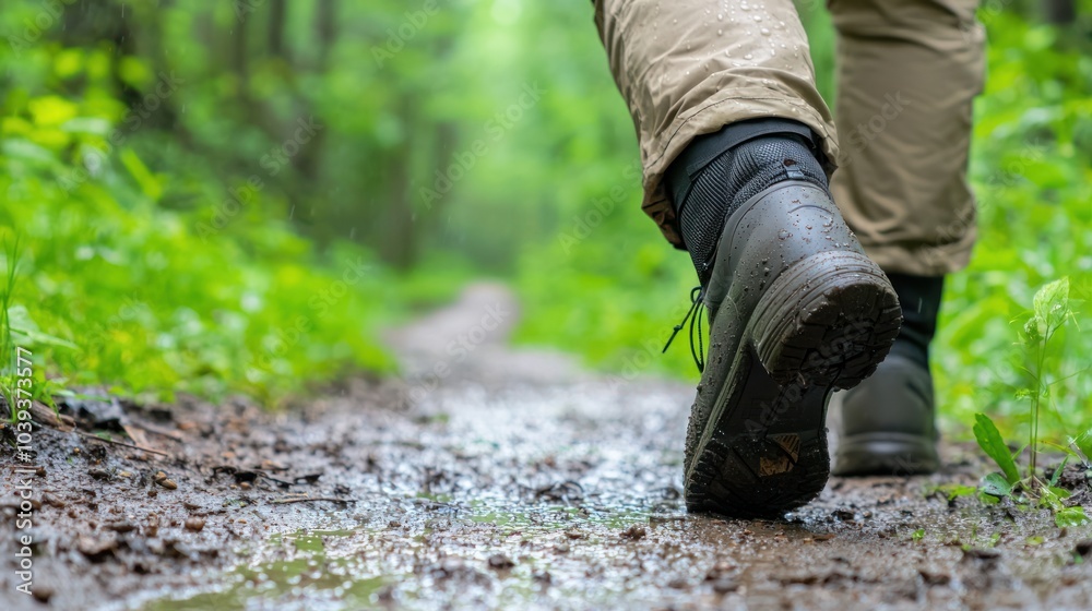 Exploring Nature's Trails The Joy of Hiking with Durable Footwear in Vibrant Green Forests Exploring Nature's Trails The Joy of Hiking with Durable Footwear in Vibrant Green Forests