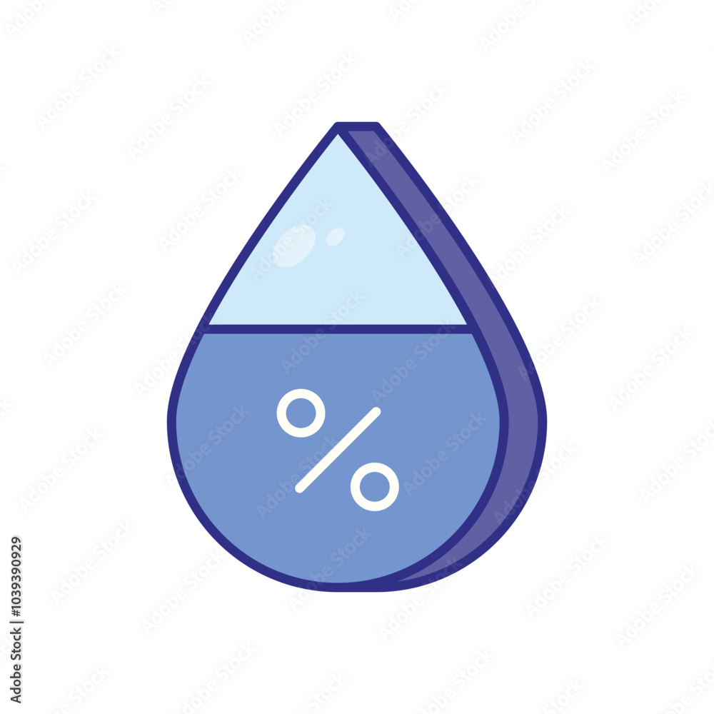 Humidity vector icon stock illustration Humidity vector icon stock illustration
