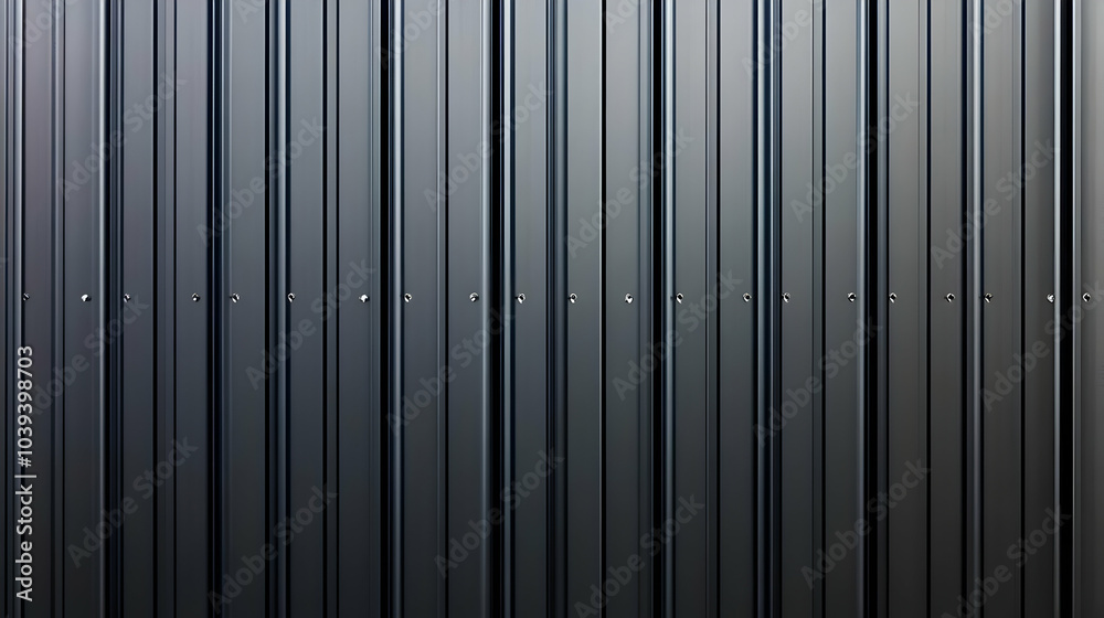 Vertical Metal Wall with Lines and Texture Vertical Metal Wall with Lines and Texture