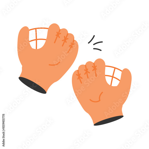 Download this amazing icon of baseball gloves