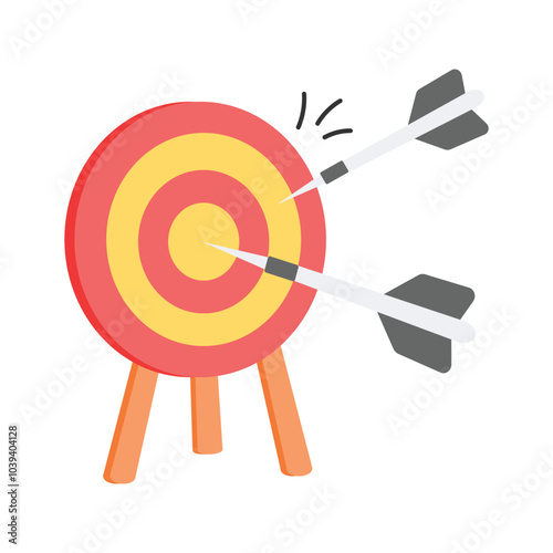 Archery target for precision and skill based shooting competitions