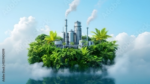 Green industry island