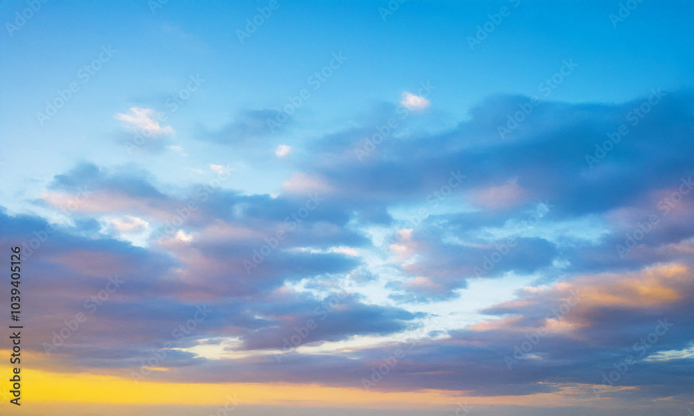 Obraz premium natural beautiful festive sky background