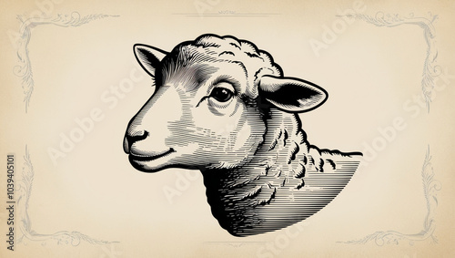 black and white sheep