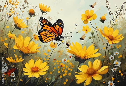 yellow flowers