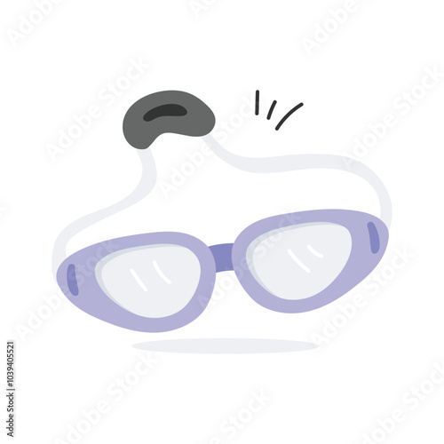 Take a look at amazing icon of swimming glasses, ready to use vector