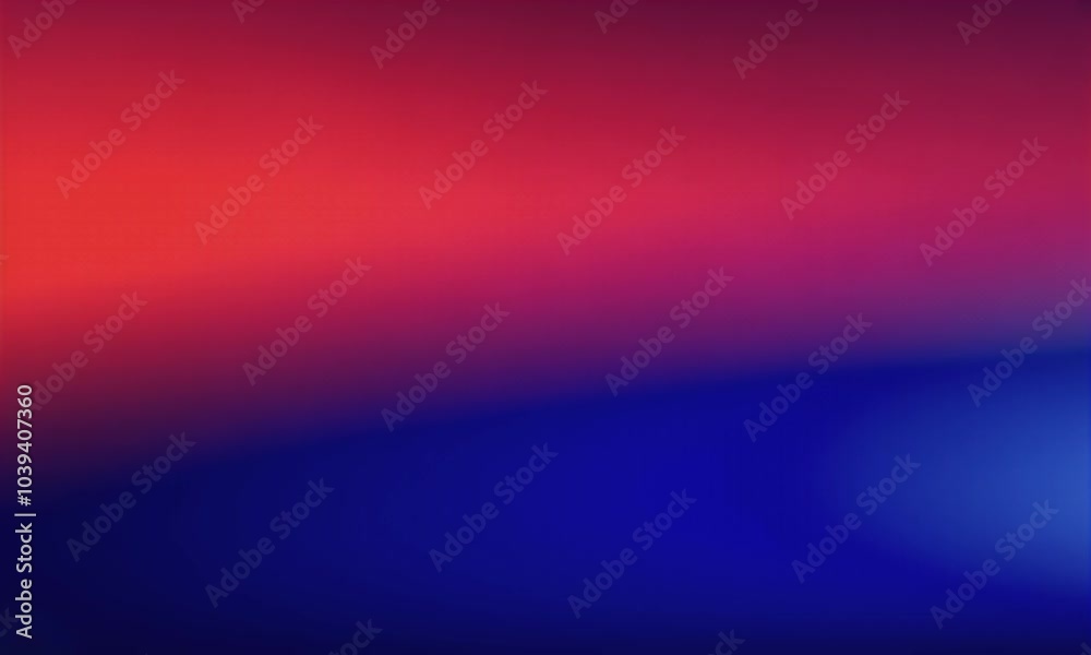 Abstract blurred red and blue gradient background vector presentation design, minimalistic