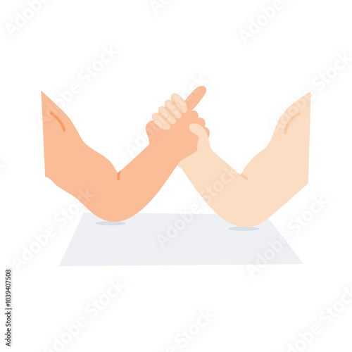 Handshake symbolizing sportsmanship and mutual respect in sports