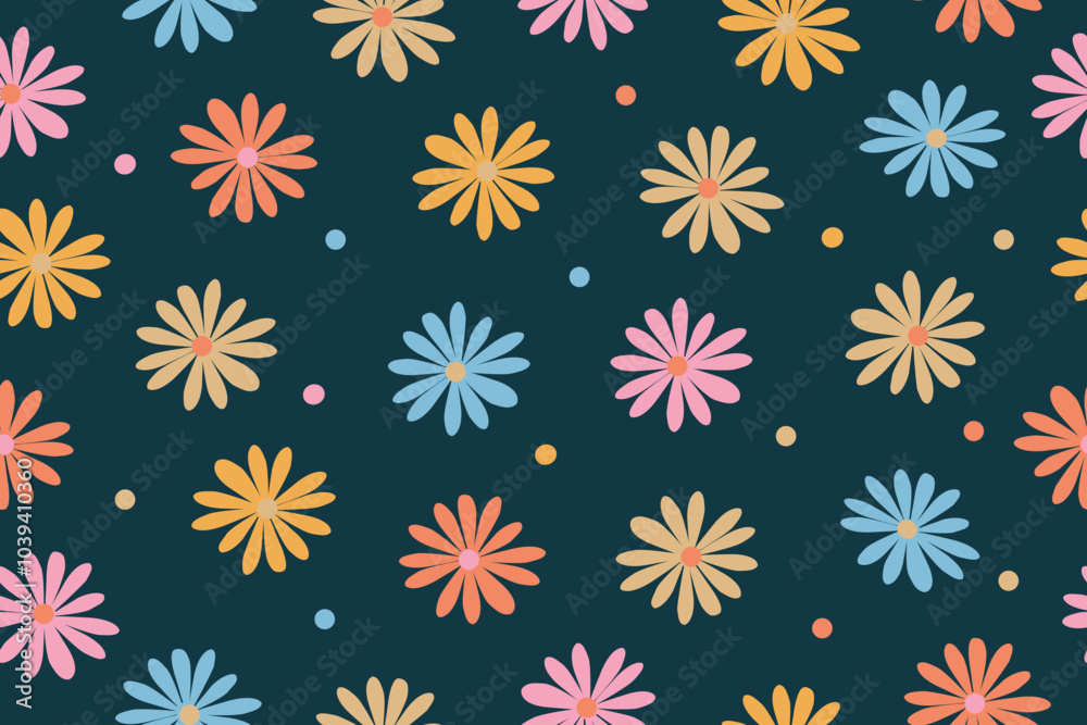 Garden flower, plants, botanical, seamless vector design for fashion, fabric, wallpaper and all prints. Small bright flowers. Vector illustration. Vector Garden flower, plants, botanical, seamless vector design for fashion, fabric, wallpaper and all prints. Small bright flowers. Vector illustration. Vector