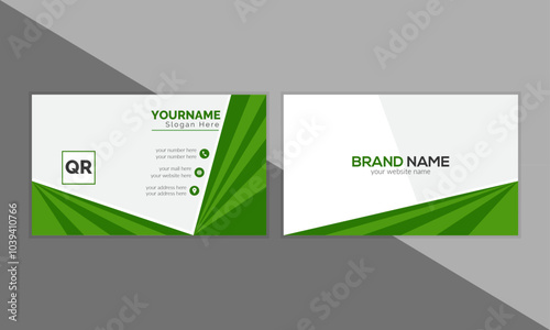 Business card creative and clean template and vector design for business identity corporate