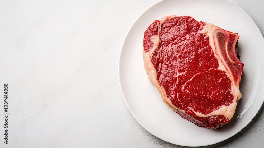 Beef steak on white background clipping path Beef steak on white background clipping path