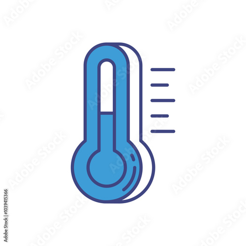 Cold Temperature vector icon stock illustration