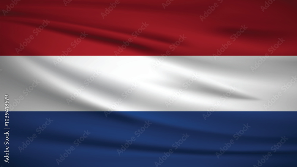 The flag of the nation of the Netherlands The flag of the nation of the Netherlands