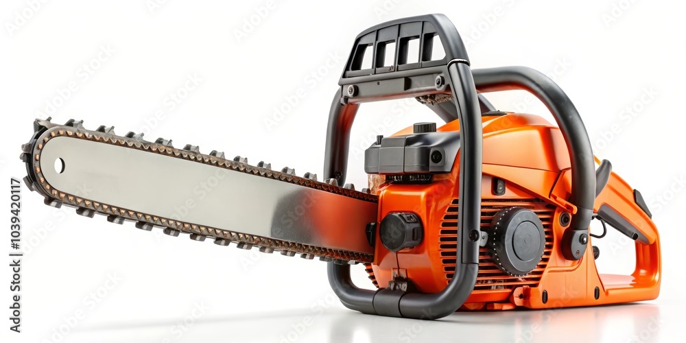 chainsaw isolated on white background chainsaw isolated on white background