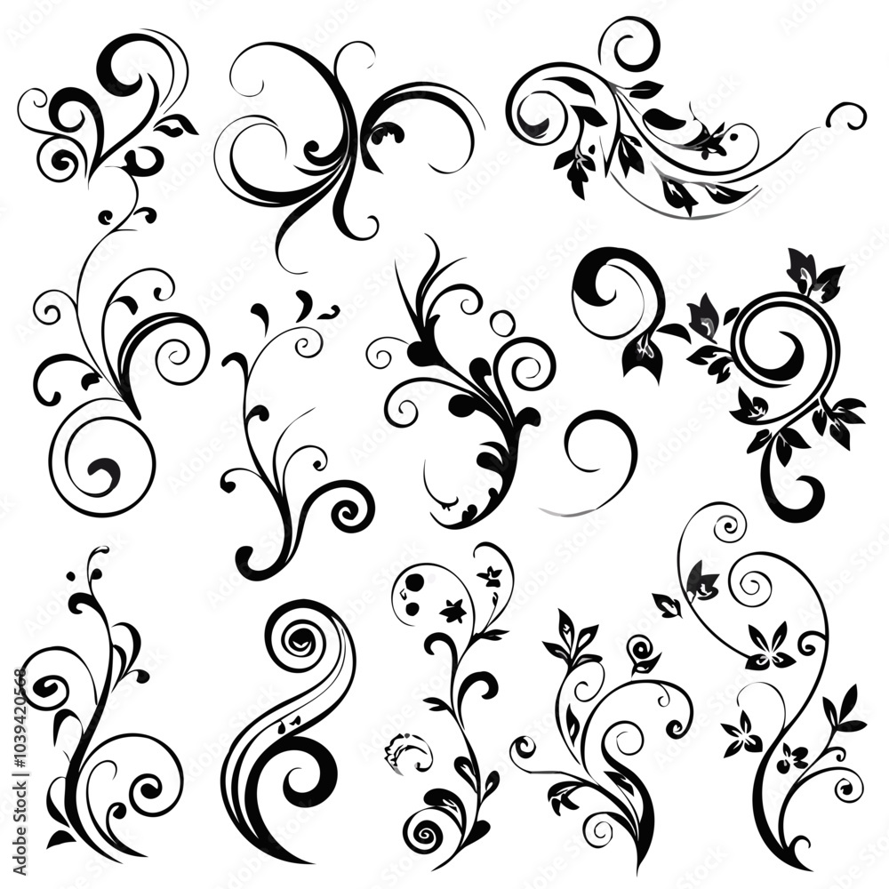 Elegant Abstract Floral Background Design Elegant Abstract Floral Background Design