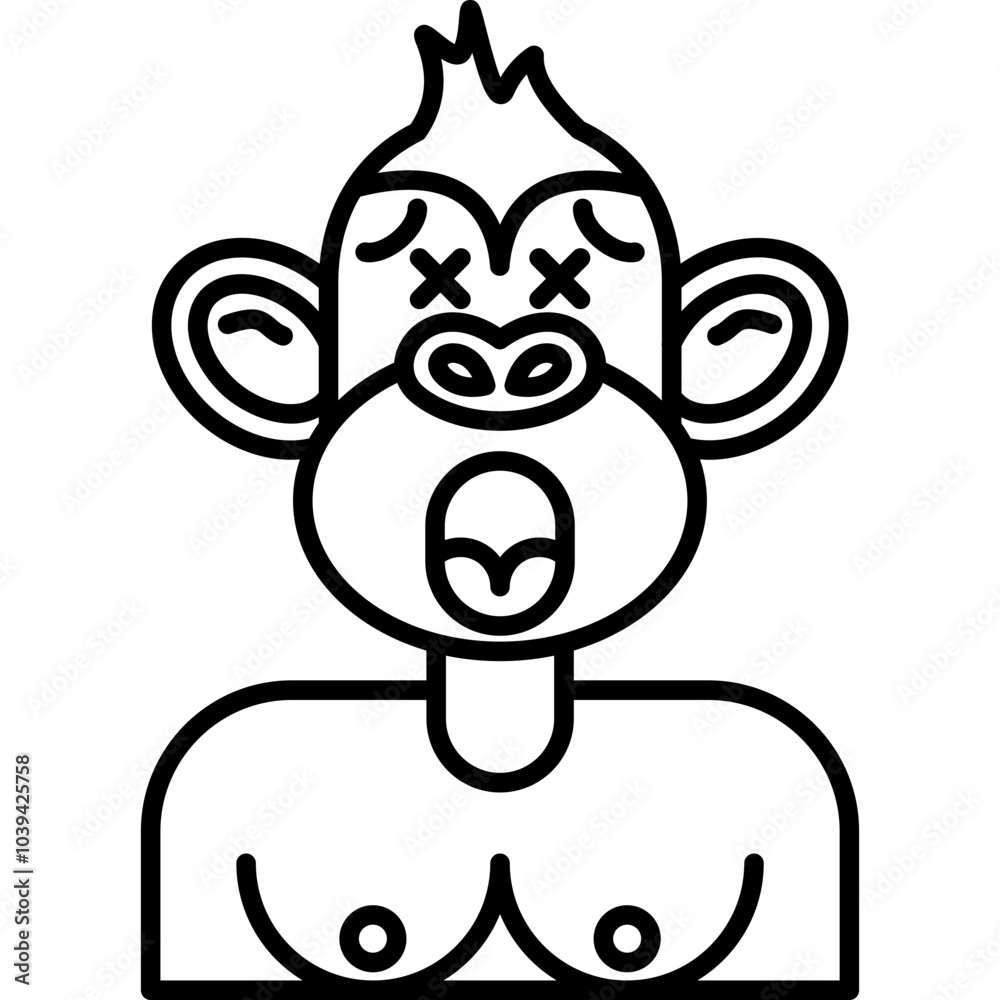 Fototapeta premium Astonished Icon