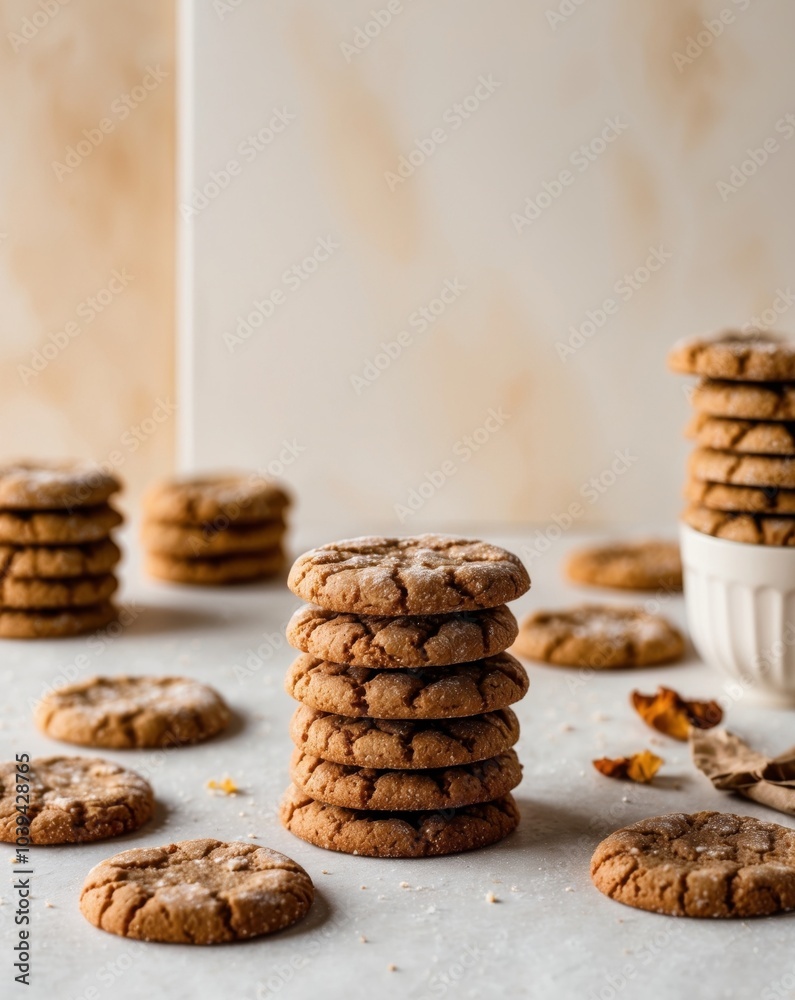 Deliciously Crispy Ginger Cookies Made from Scratch. Deliciously Crispy Ginger Cookies Made from Scratch.