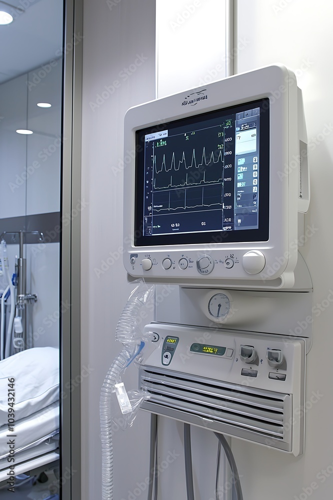 Clinical display in a medical setting shows essential patient information effectively.