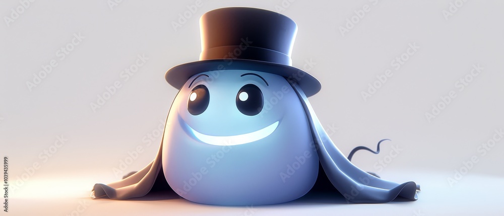 A playful character in a top hat exploring the whimsical world of animated illustrations and their impact on modern art and design A playful character in a top hat exploring the whimsical world of animated illustrations and their impact on modern art and design