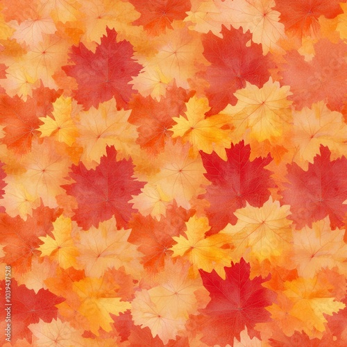 Captivating Pattern of Canadian Maple Leaves