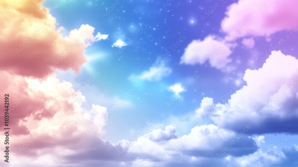 A night sky teeming with numerous clouds and a star-studded expanse at its heart A night sky teeming with numerous clouds and a star-studded expanse at its heart