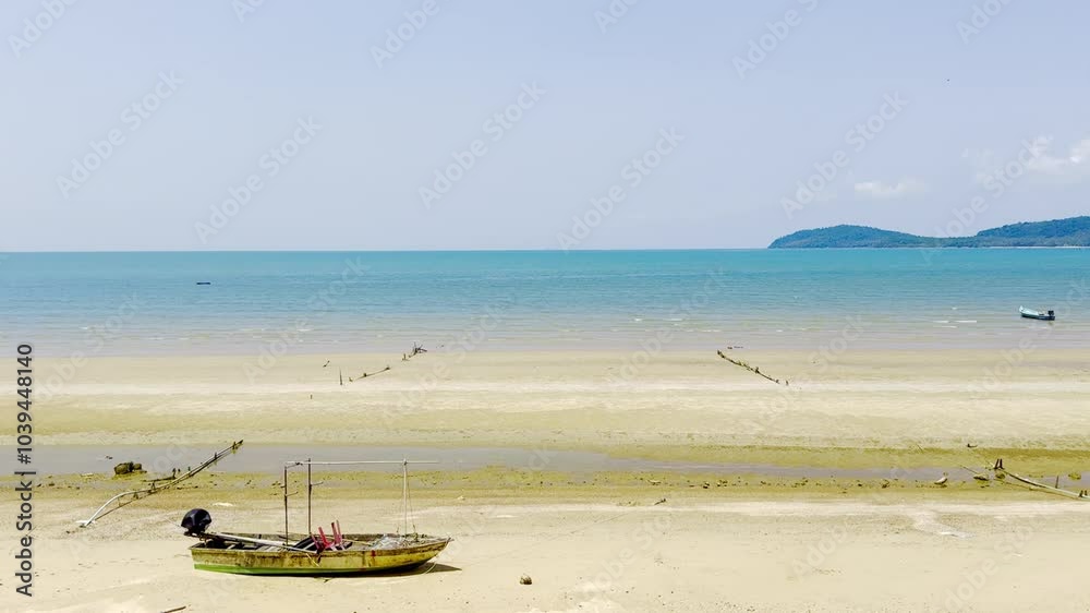 Beautiful landscape of ocean view with blue sky background Beautiful landscape of ocean view with blue sky background