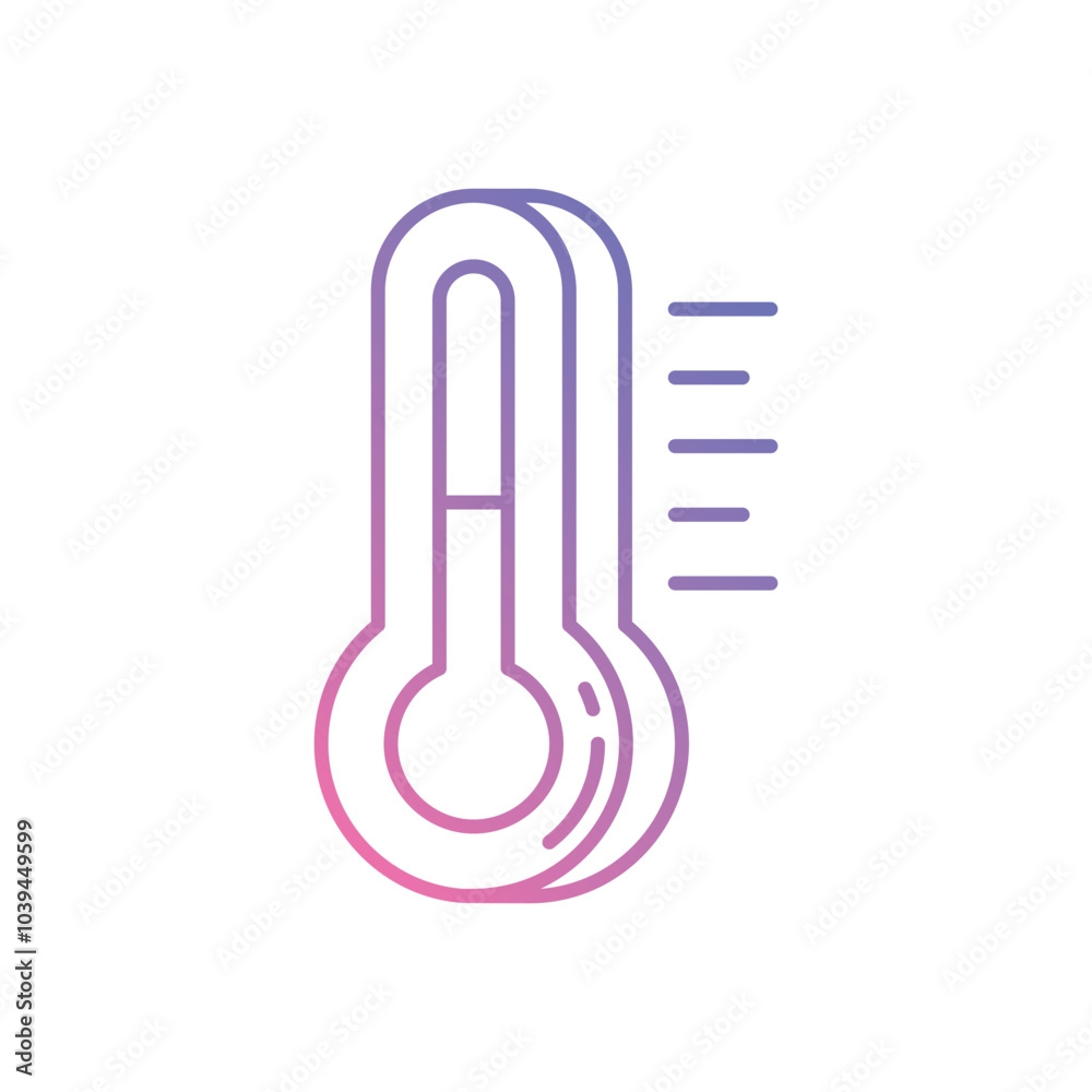 Cold Temperature vector icon stock illustration Cold Temperature vector icon stock illustration