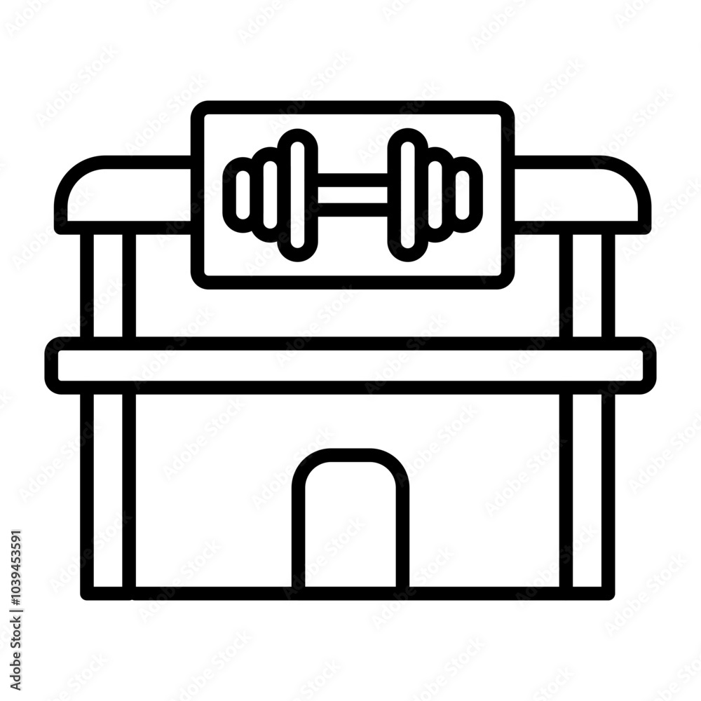 Fitness Center.line icon