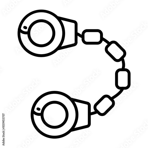 Handcuffs.line icon