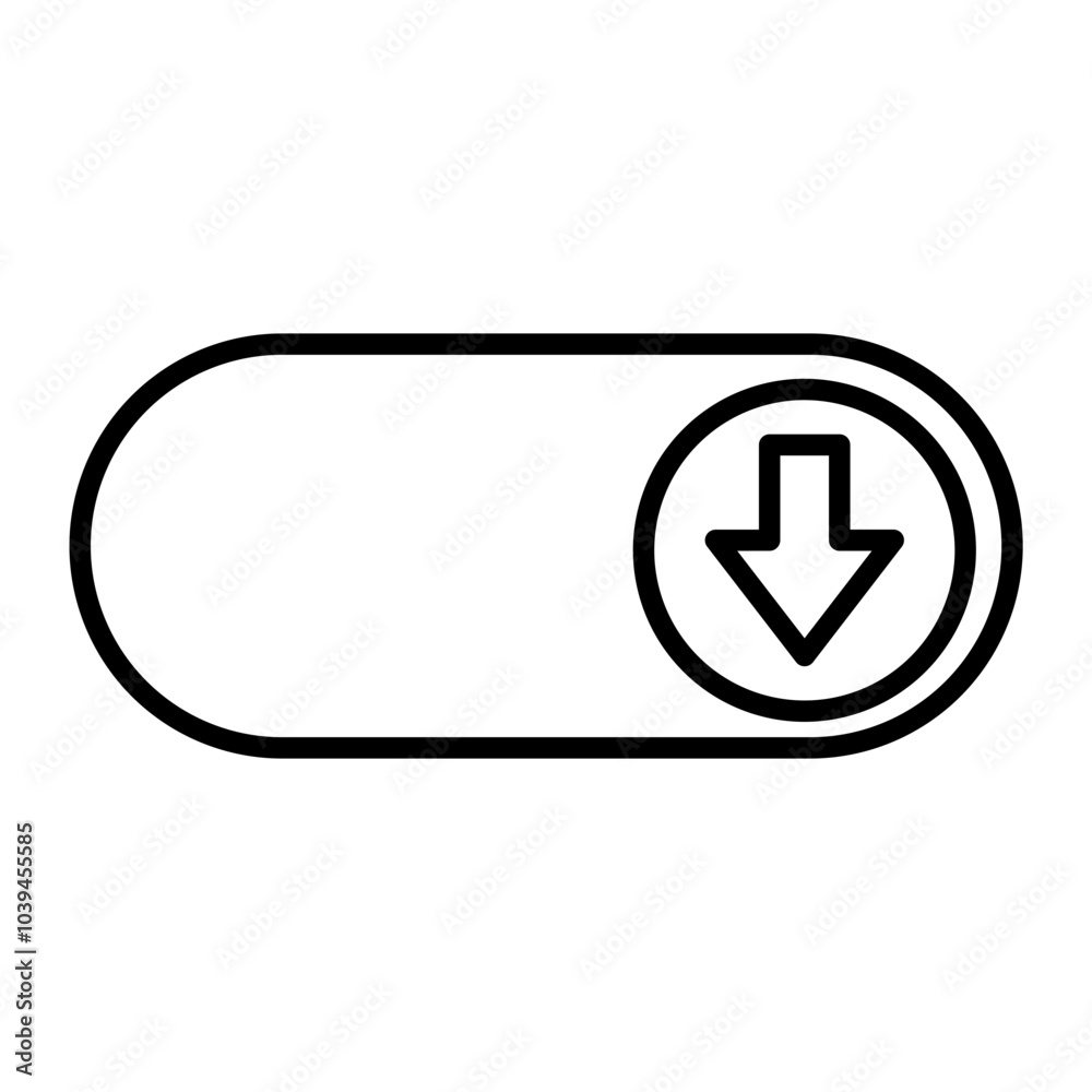 Download Button.line icon